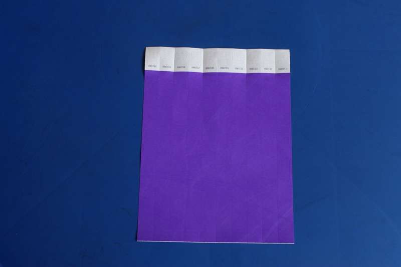Tyvek 19mm Wristbands for Events (Plain)