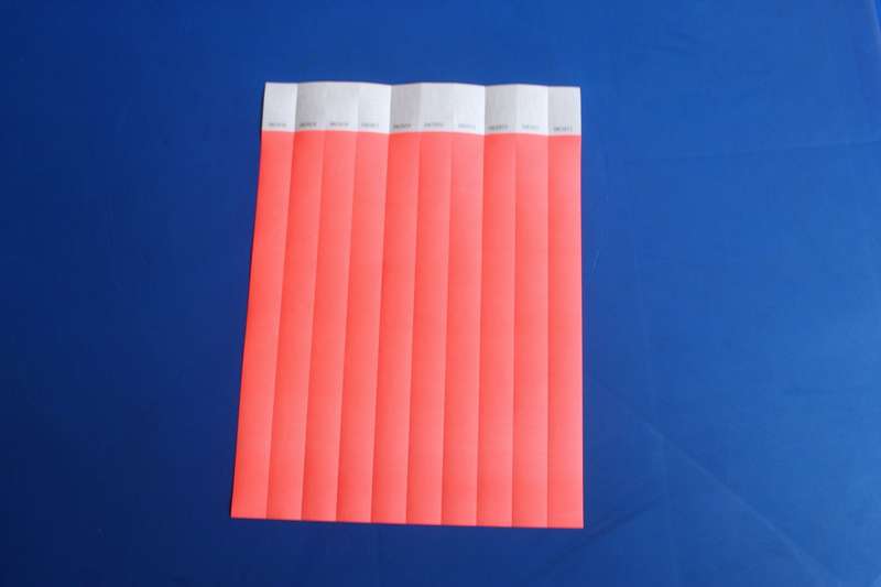 Tyvek 19mm Wristbands for Events (Plain)