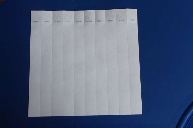 Tyvek 25mm Plain Wristbands for Events