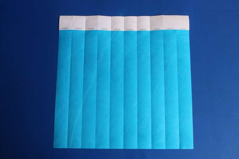 Tyvek 25mm Plain Wristbands for Events