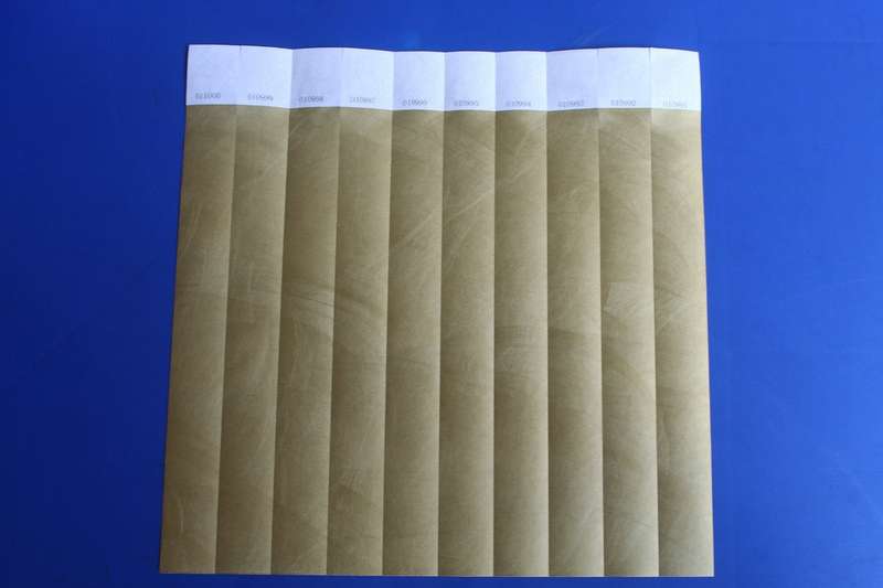 Tyvek 25mm Plain Wristbands for Events