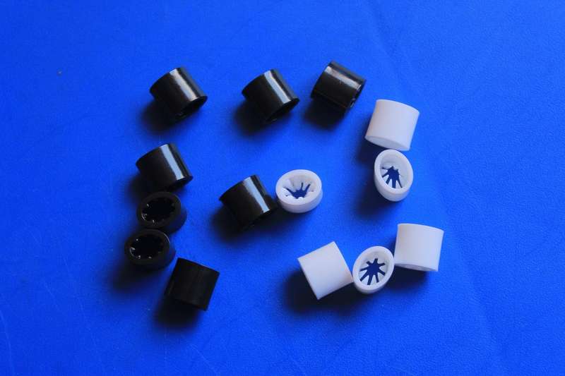 Wristbands(Material) Plastic Barrel Sliding Lock Clasp Toggles (Pack of 50)