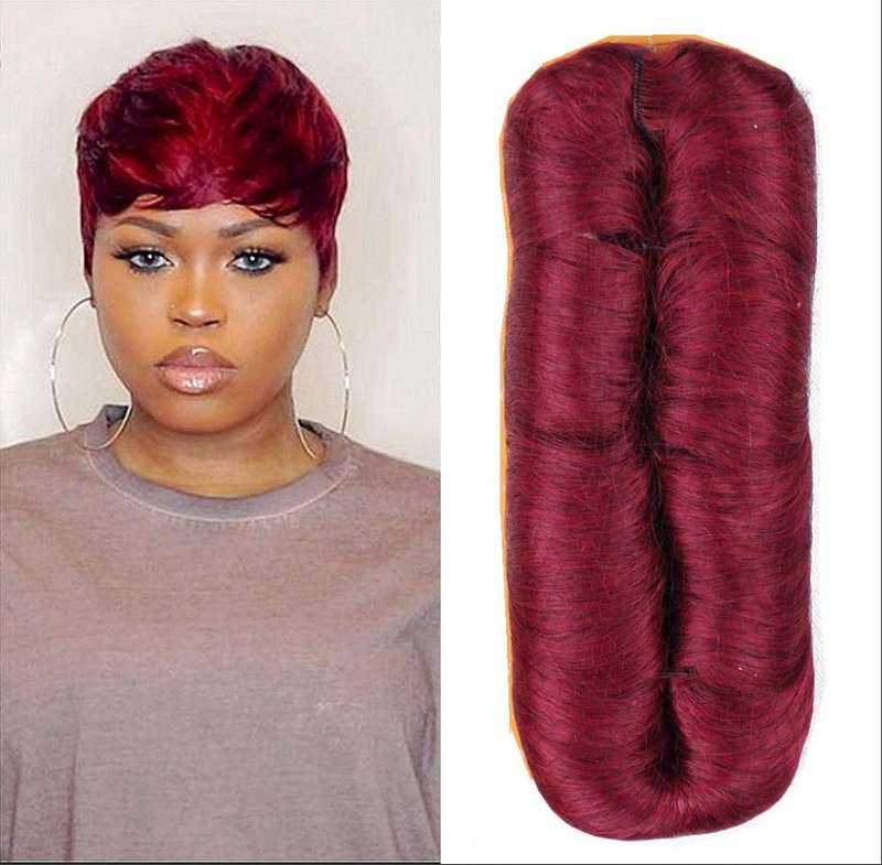 Meisha 28-Piece Short Human Hair Weave Bundle
