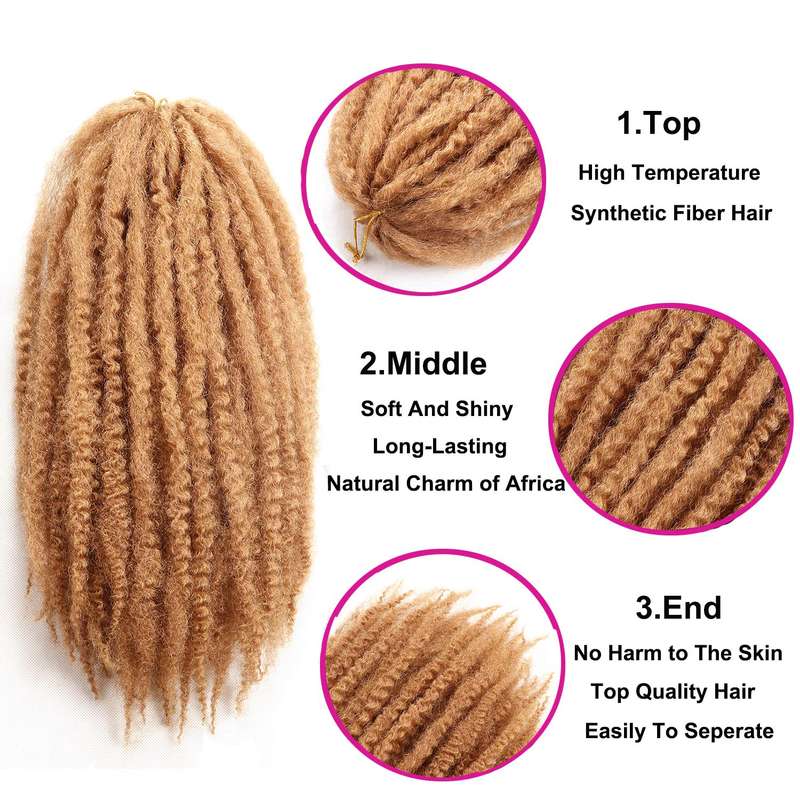 3 Packs X-pression Marley Braiding Hair 18 Inch