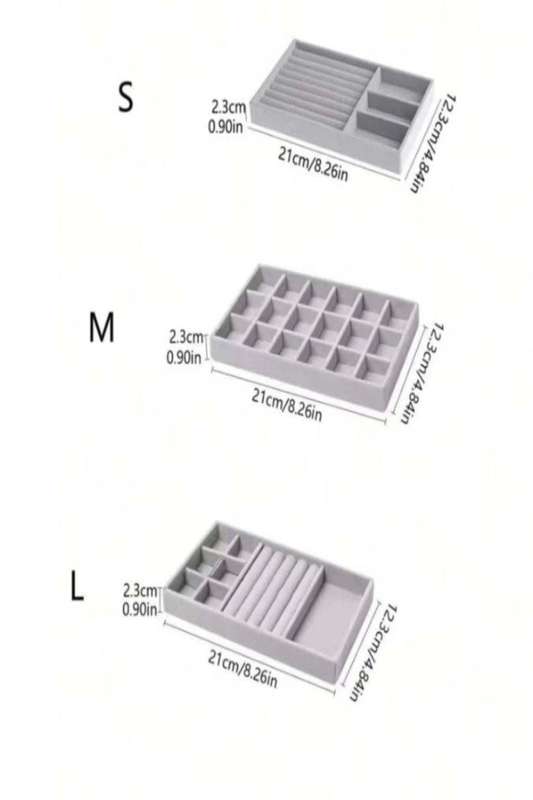 4pc Fashionable Jewelry Storage Tray