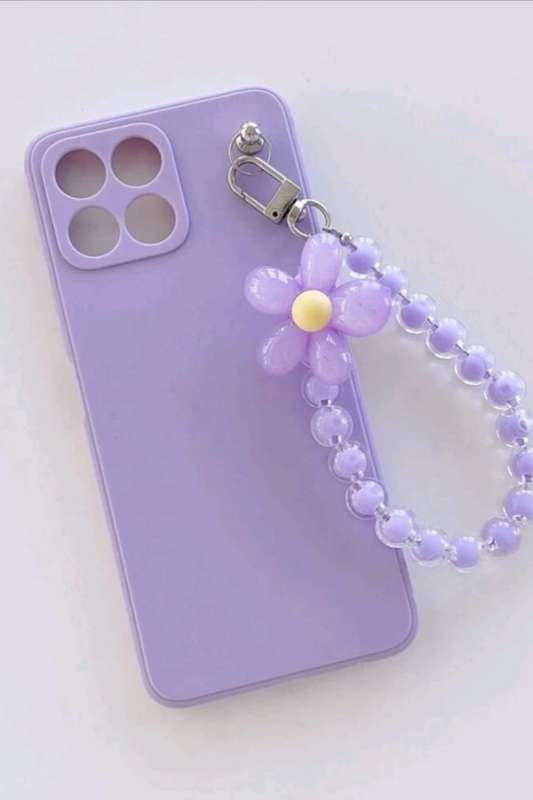 Solid Phone Case With Lanyard