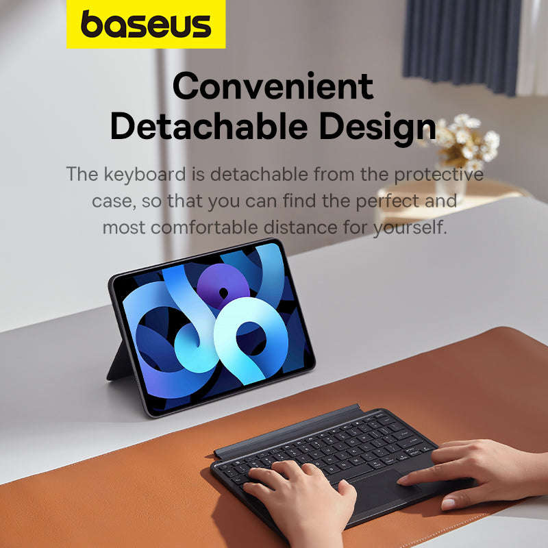 Baseus Brilliance Series Detachable Magnetic Keyboard Case for Pad 10 (2022) 10.9, Cluster Black ...