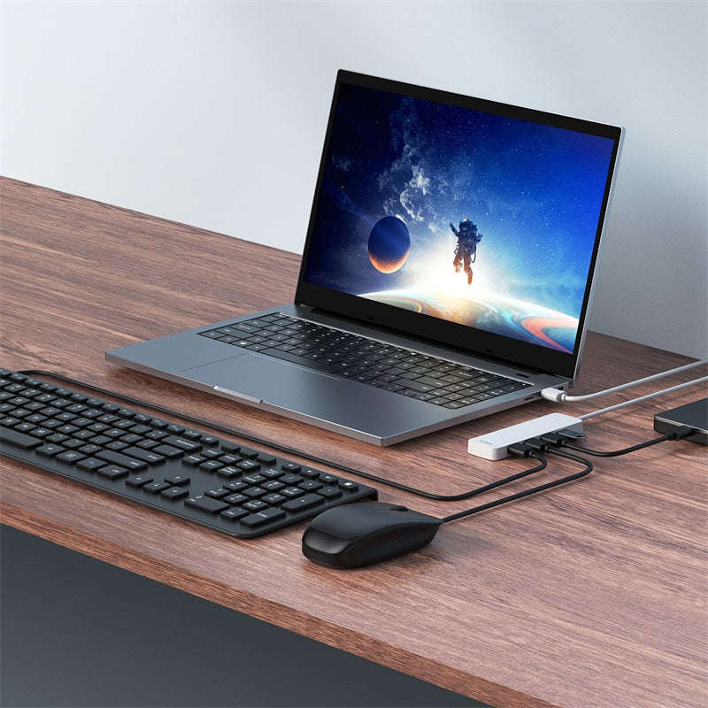Baseus Ultrajoy Series 4-in-1 Hub Adapter (100cm Cable) - with 4x USB 3.0 ports