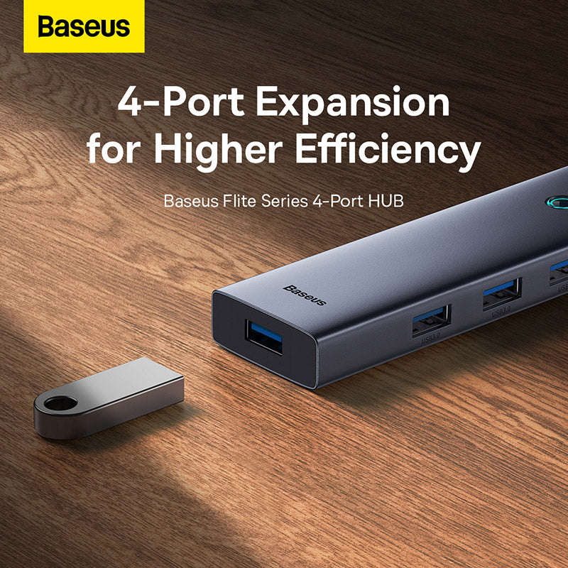 Baseus Ultrajoy Series 4-Port USB 3.0 Smart HUB