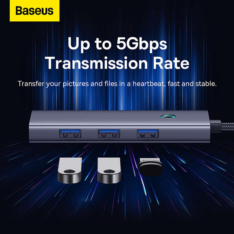 Baseus Ultrajoy 5-in-1 USB Hub (1xHDMI 4K@30Hz + 4xUSB 3.0)