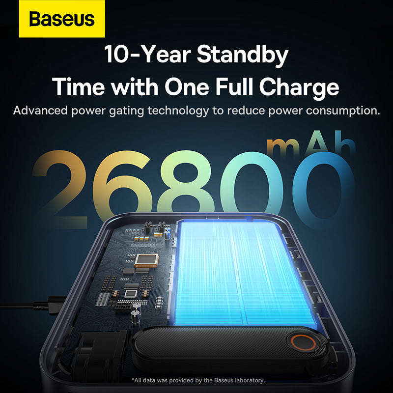 Baseus Super Energy Ultra Jump Starter 3000A Cluster Black
