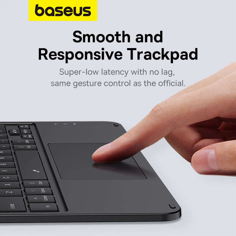 Baseus Brilliance Series Detachable Magnetic Keyboard Case for Pad 10 (2022) 10.9, Cluster Black ...
