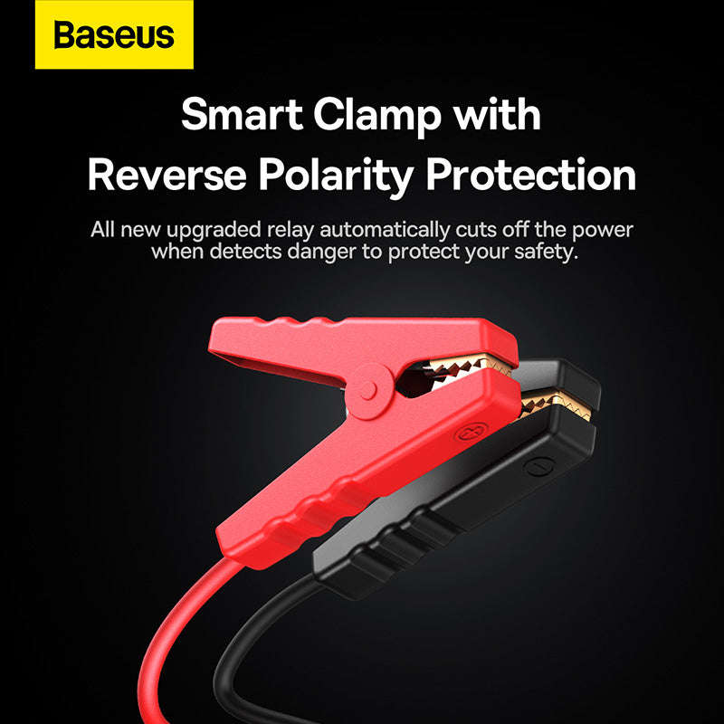 Baseus Super Energy Ultra Jump Starter 3000A Cluster Black