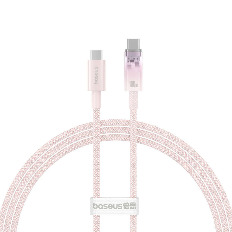 Baseus Explorer Series 1m Type - C Cable: 100W Fast Charge, Temp Control