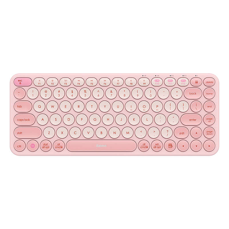 Baseus K01A Wireless Tri-Mode Keyboard Baby Pink