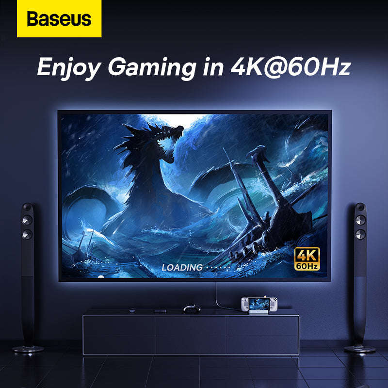Baseus GamerX Series 6-Port Type C HUB Space Grey Type C to HDMI4K@60Hz