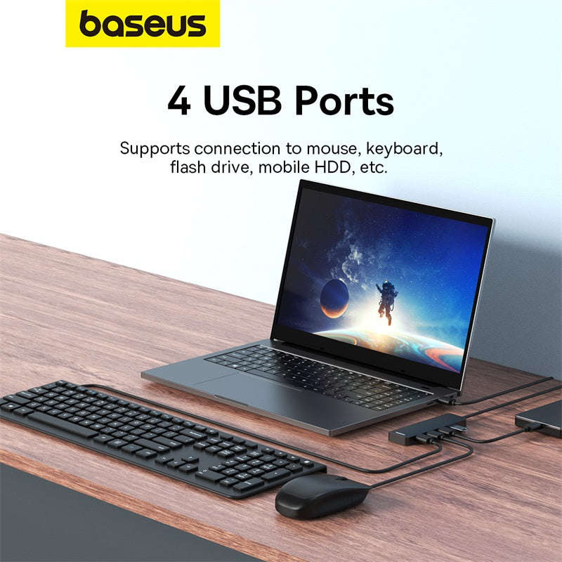 Baseus Ultrajoy Series 4-Port  HUB Lite 100cm