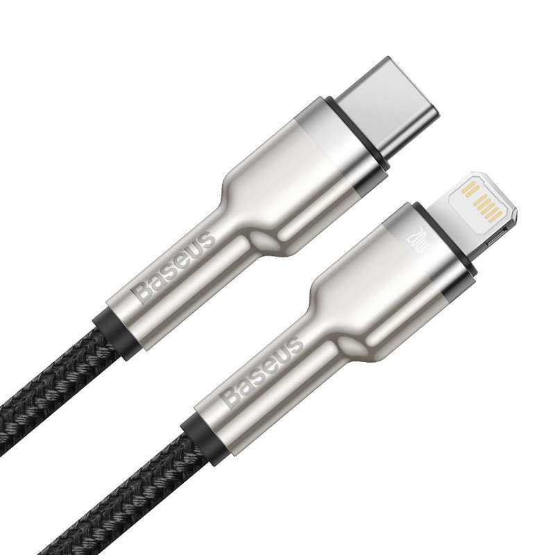 Baseus Cafule Series Metal Type-C to Lightning 20W Data Charging Cable 1m
