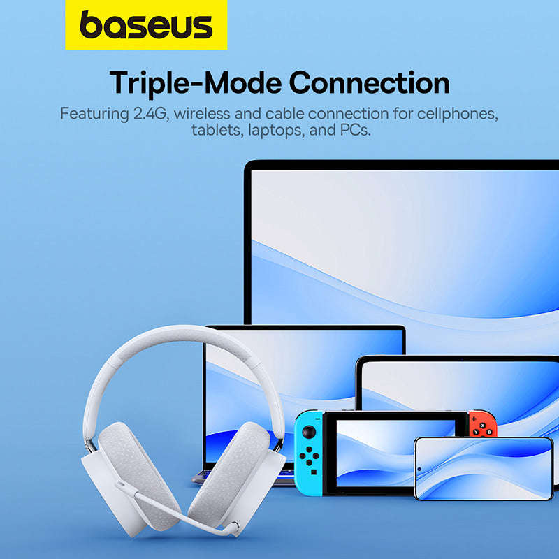 Baseus - AeQur GH02 - Wireless Gaming Headphones - Low Latency, Bluetooth 5.3 - Gaming, Entertain...