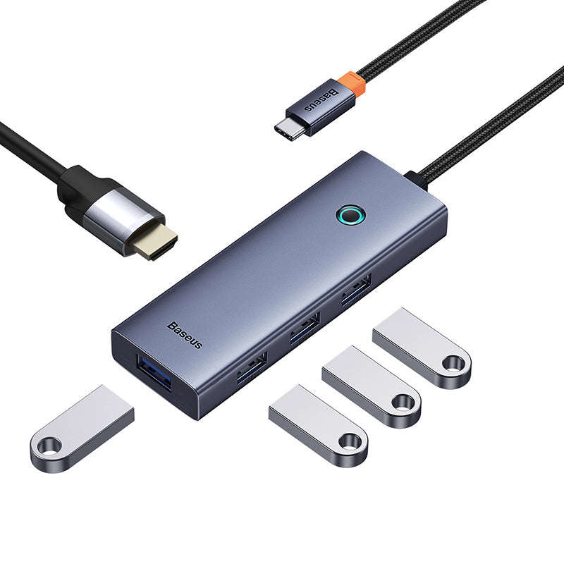 Baseus Ultrajoy 5-in-1 USB Hub (1xHDMI 4K@30Hz + 4xUSB 3.0)