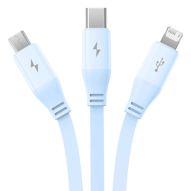 Baseus Leo Retractable Charging Cable 3-in-1 USB to M+L+C 3.5A
