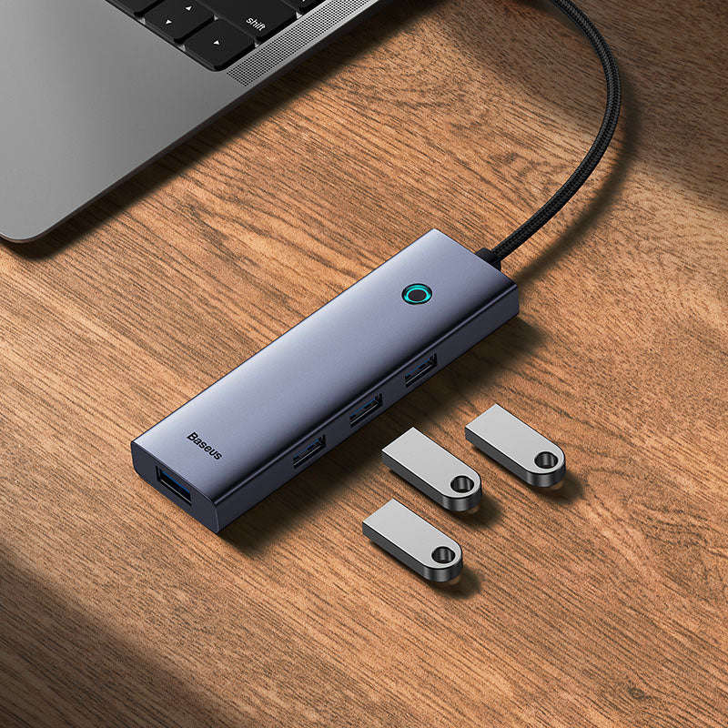Baseus Ultrajoy Series Type C to 4-Port USB 3.0 Smart HUB