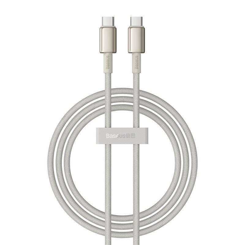 Baseus Tungsten Gold Fast Charging Data Cable Type C to Type C 100W