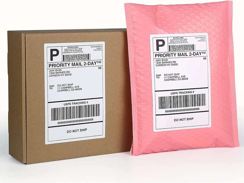 Black Rhino - 100x150mm-500 Pieces Thermal Top Label