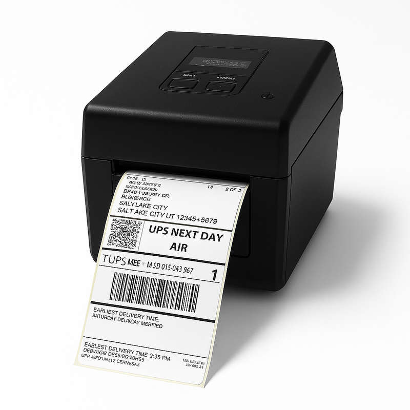 Black Rhino - 100x150mm-500 Pieces Thermal Top Label