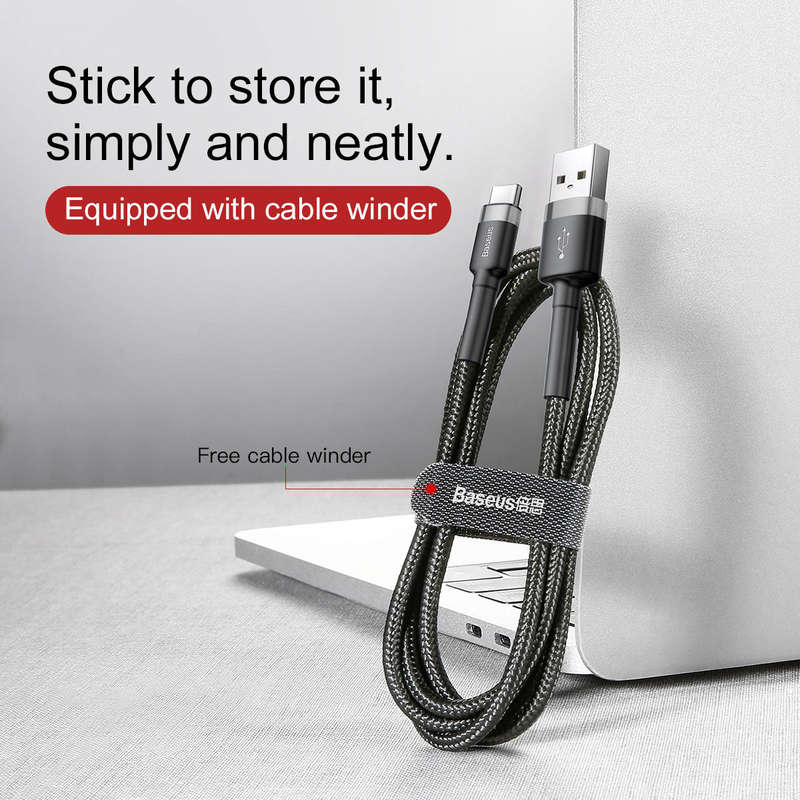 Baseus Cafule Series Fast Charging and Data Cable USB to Type C 2A 2M