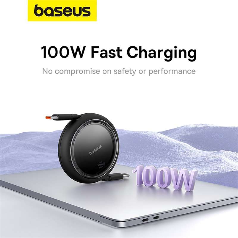 Baseus Free2Draw 100W Mini Retractable Charging Cable