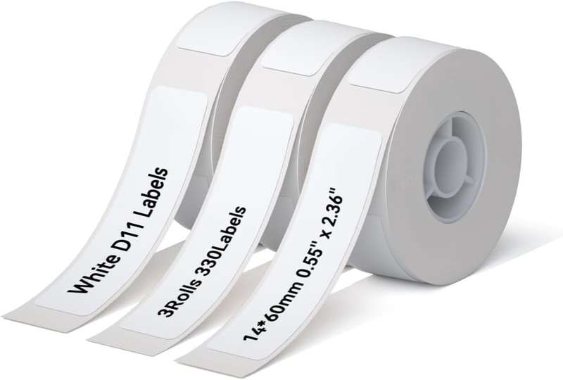 White Label Tape Set for D11/D110/D101