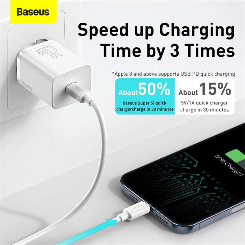 Baseus Super Si Quick Charger 1C 20W EU White