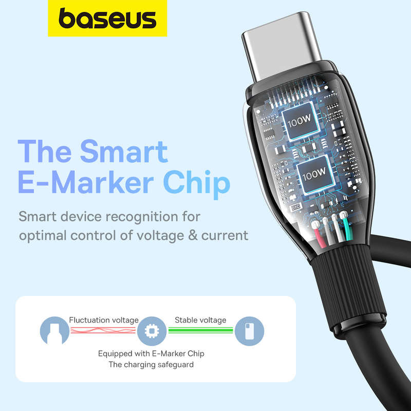 Baseus Pudding Series Fast Charging Cable Type C to Type C 100W - 2m