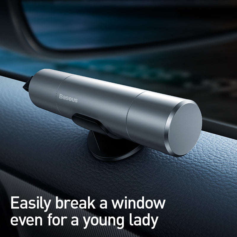 Baseus Sharp Tool Safety Hammer (Window-Breaking+Safety Belt Cutting)