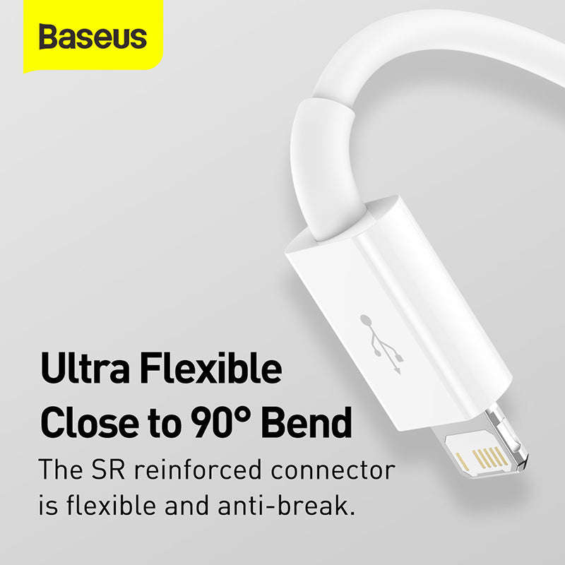 Baseus Superior Series Fast Charging Data Cable USB to M+L+C 3.5A