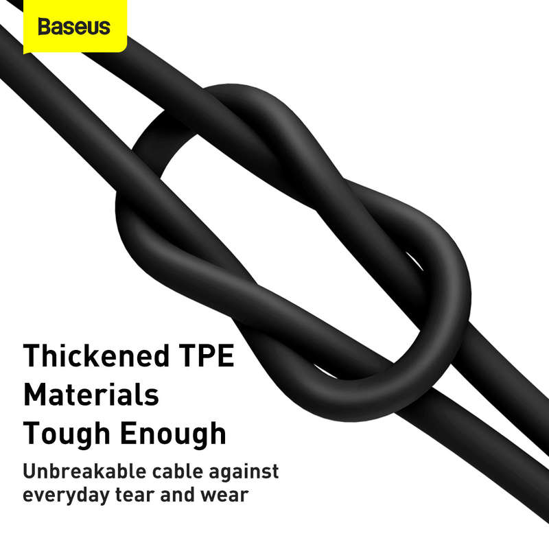 Baseus Superior Series Fast Charging and Data Cable USB to Type-C 66W 2M Black