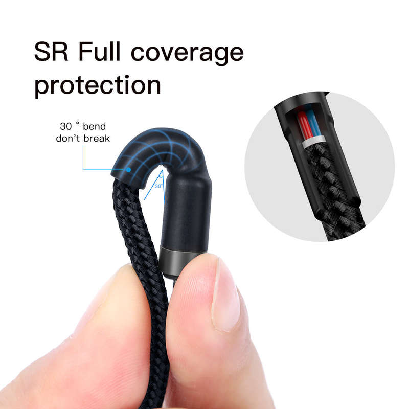 Baseus Cafule Series Fast Charging and Data Cable Type C to Type C 60W 1M Black