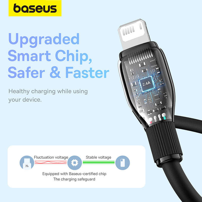 Baseus Pudding Series Fast Charging Cable USB to iP 2.4A - 2m