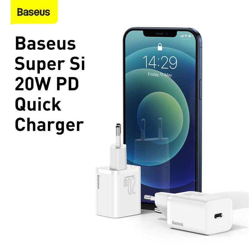 Baseus Super Si Quick Charger 1C 20W EU White