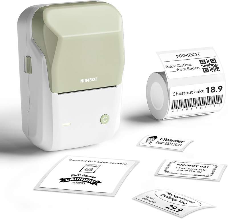 NIIMBOT B1 - Portable Thermal Label Printer - For Office & Small Biz