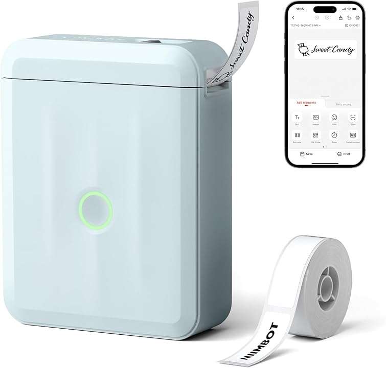 NIIMBOT D110M - Portable Upgraded Clearly Label Printer - Home Use