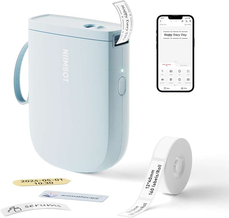 NIIMBOT D11H - Portable Label Printer - For Narrow-format Precise Printing