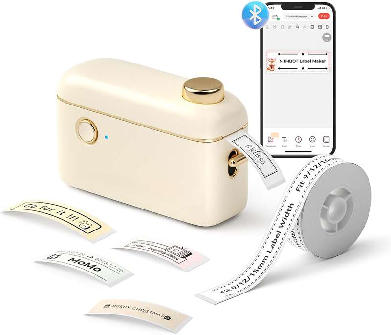 NIIMBOT H1S Portable & Stylish Thermal Printer- Home/School Use