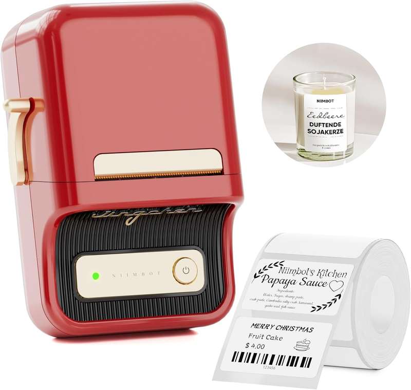 NIIMBOT B21 - Portable Thermal Printer - For Home & Office Organization