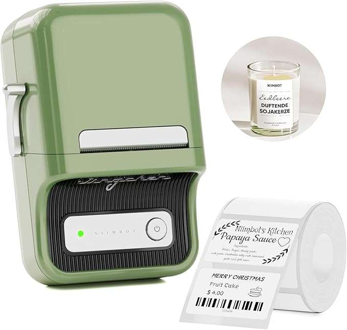 NIIMBOT B21 - Portable Thermal Printer - For Home & Office Organization