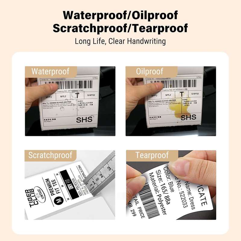 HPRT Color Series Thermal Labels For T20 Label Printer