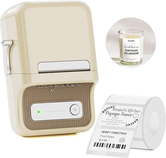 NIIMBOT B21 - White Large-format & High-speed Printer - For Warehouses