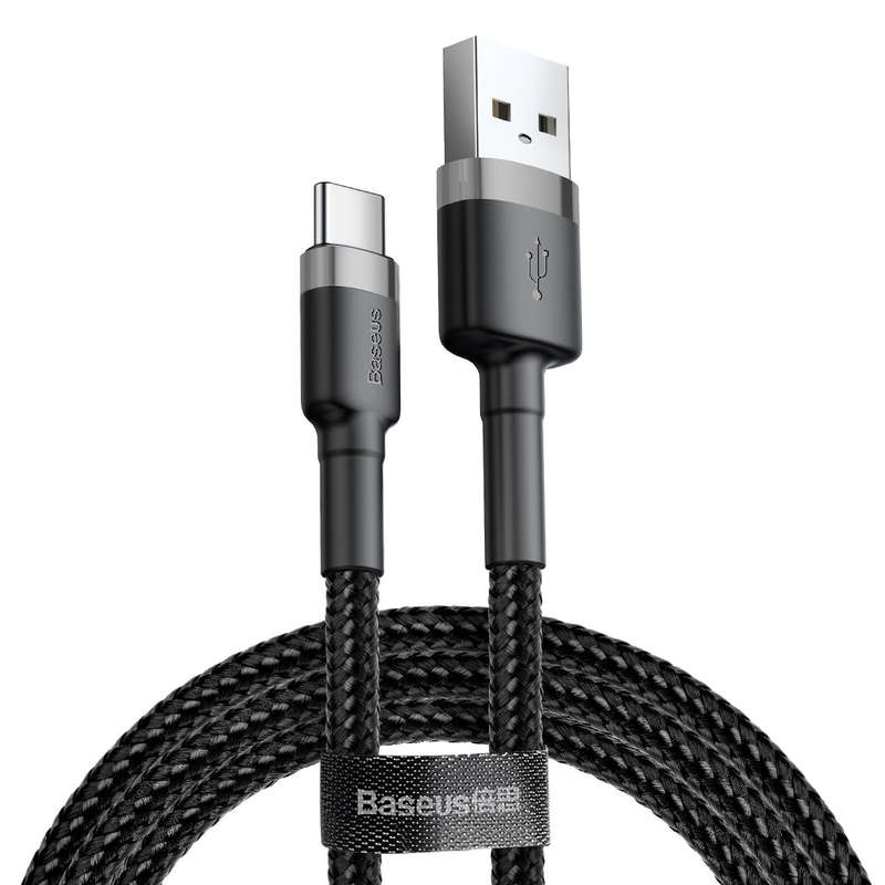 Baseus Cafule Series 1M USB to Type C Cable: 3A Fast Charge for Phones & Tablets