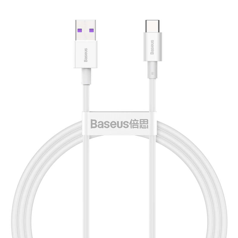Baseus Superior Series Fast Charging Data Cable USB to Type-C 66W 1M White